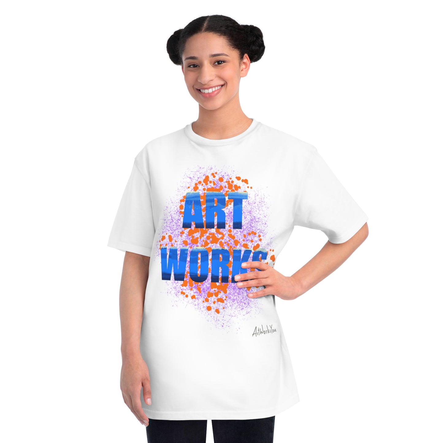 Art Works Organic Unisex T-Shirt - Creative Gift, Casual Wear, Artist Apparel, Eco-Friendly Fashion, Unique Artwork Shirt