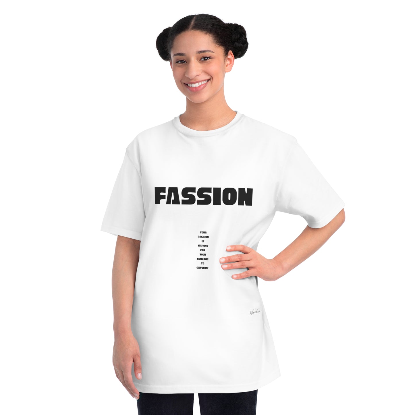 FASSION Graphic Tee, Organic Unisex Classic T-Shirt | Casual Wear, Eco-Friendly Apparel, Gift for Her, Art Tee, Sustainable Fashion