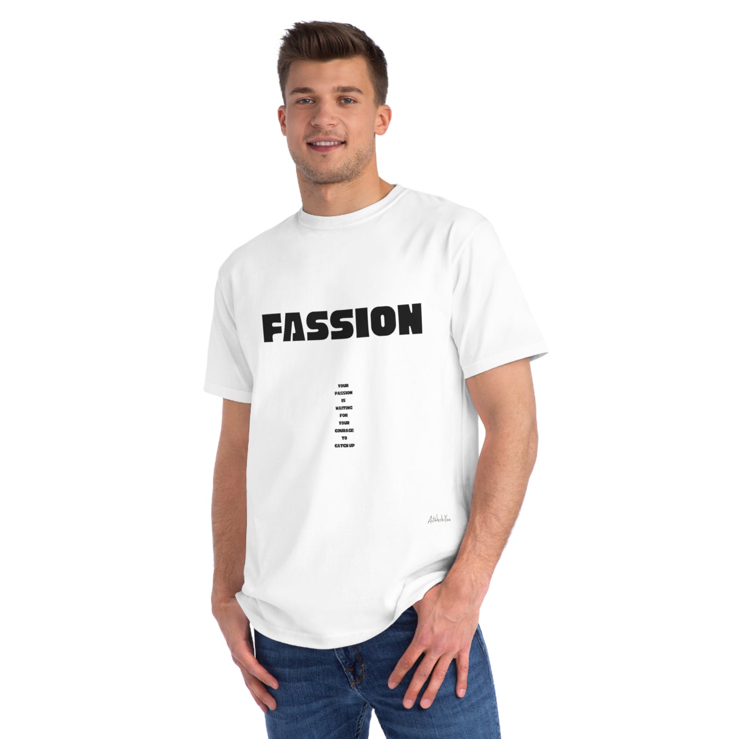 FASSION Graphic Tee, Organic Unisex Classic T-Shirt | Casual Wear, Eco-Friendly Apparel, Gift for Her, Art Tee, Sustainable Fashion