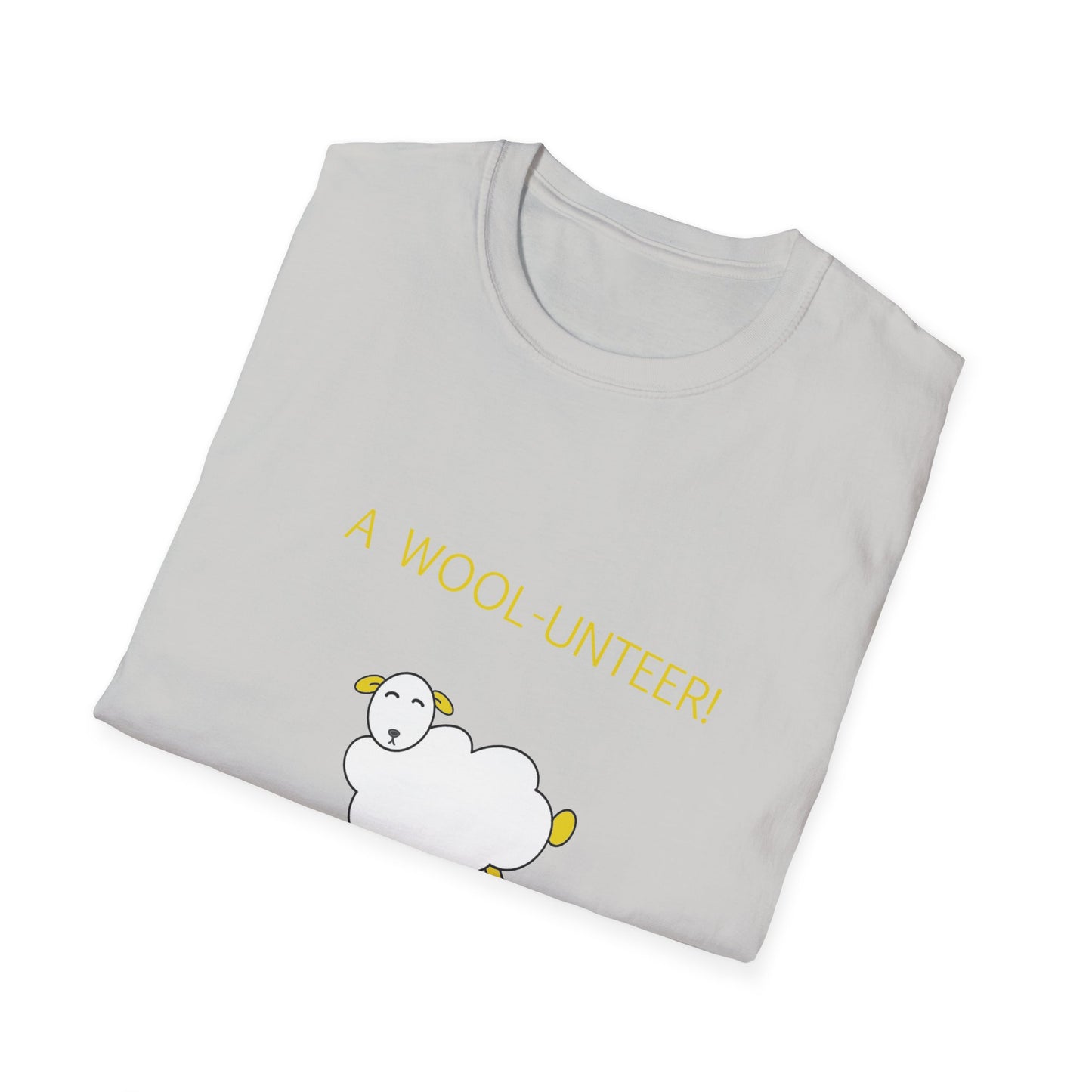 Witty Wooly Unisex T-Shirt, Cute Sheep Graphic Tee, Funny Animal Shirt, Gift for Animal Lovers, Casual Everyday Wear