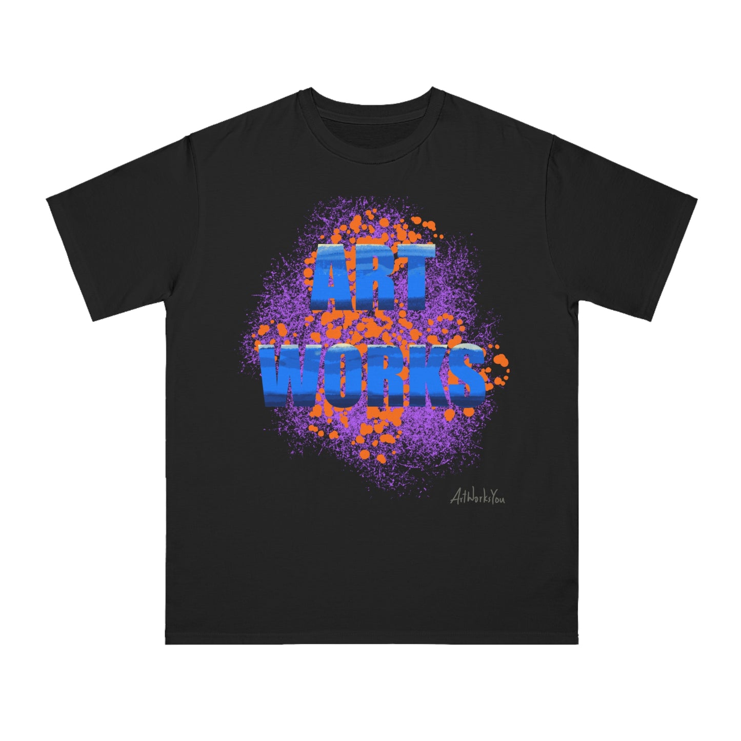 Art Works Organic Unisex T-Shirt - Creative Gift, Casual Wear, Artist Apparel, Eco-Friendly Fashion, Unique Artwork Shirt