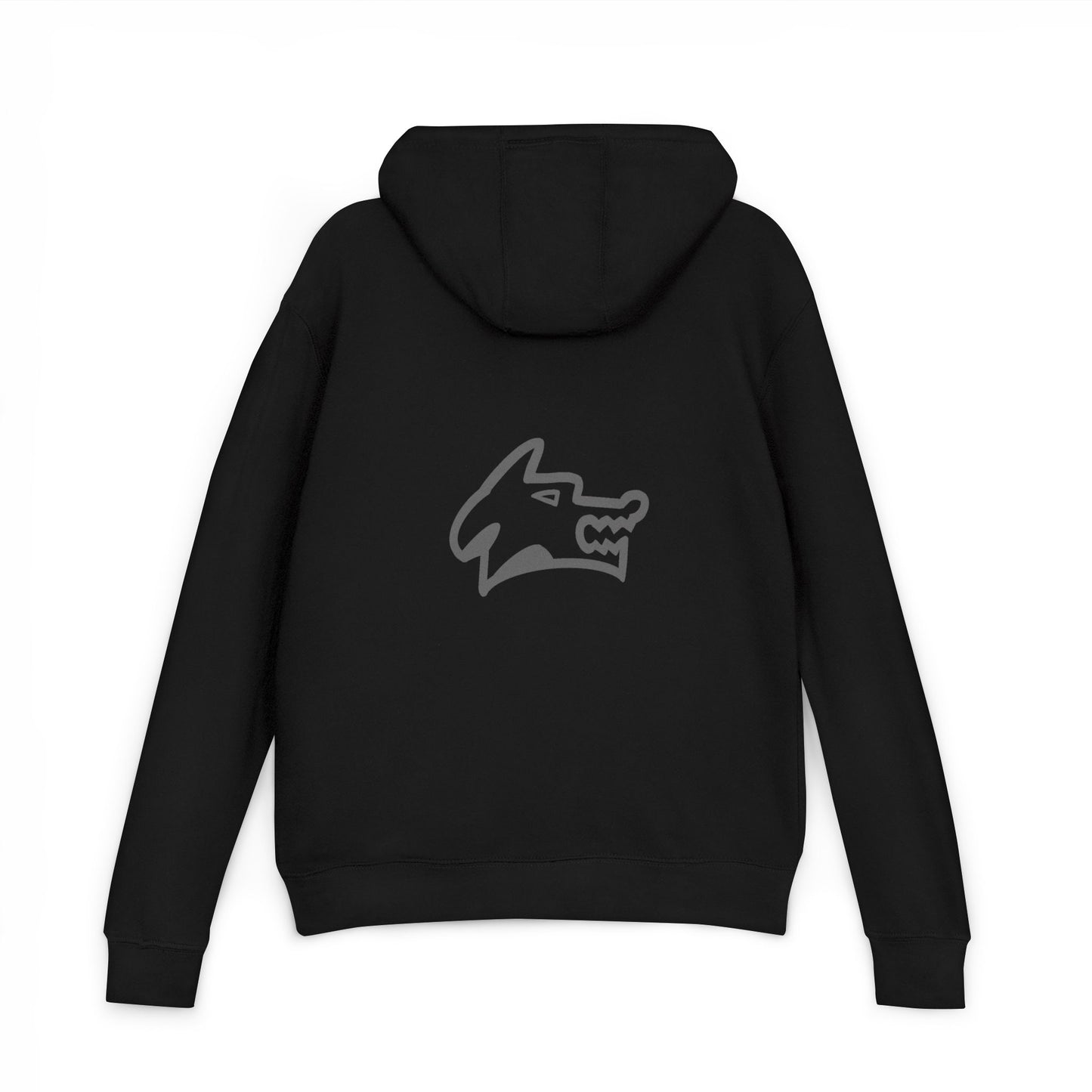 Wolf Graphic Unisex French Terry Hoodie, Cozy Sweatshirt for Outdoor Adventures, Casual Wear, Gift for Dog Lovers, Everyday Comfort