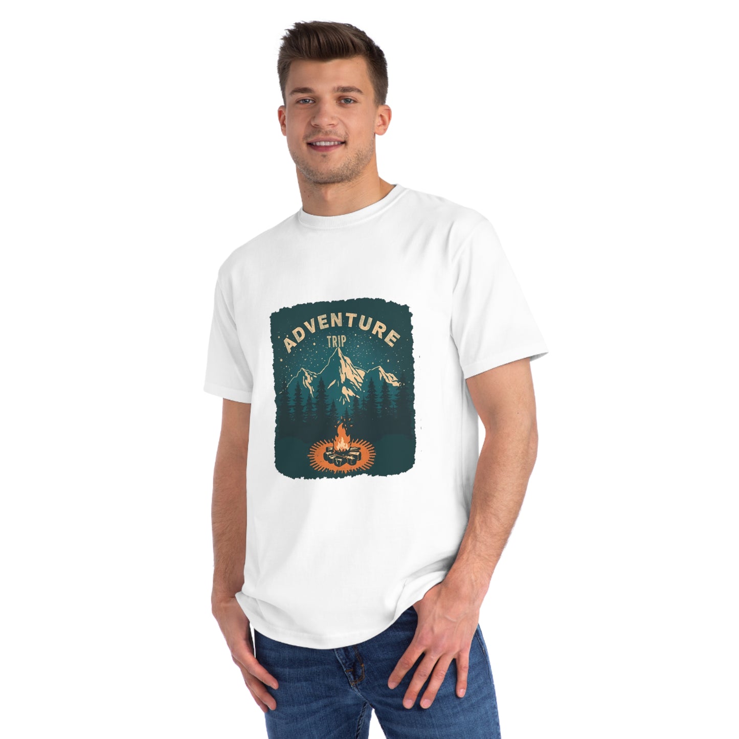 Adventure Trip Organic Unisex Classic T-Shirt | Outdoor Apparel, Camping Shirt, Nature Lover Gift, Unisex Tee, Adventure Clothing