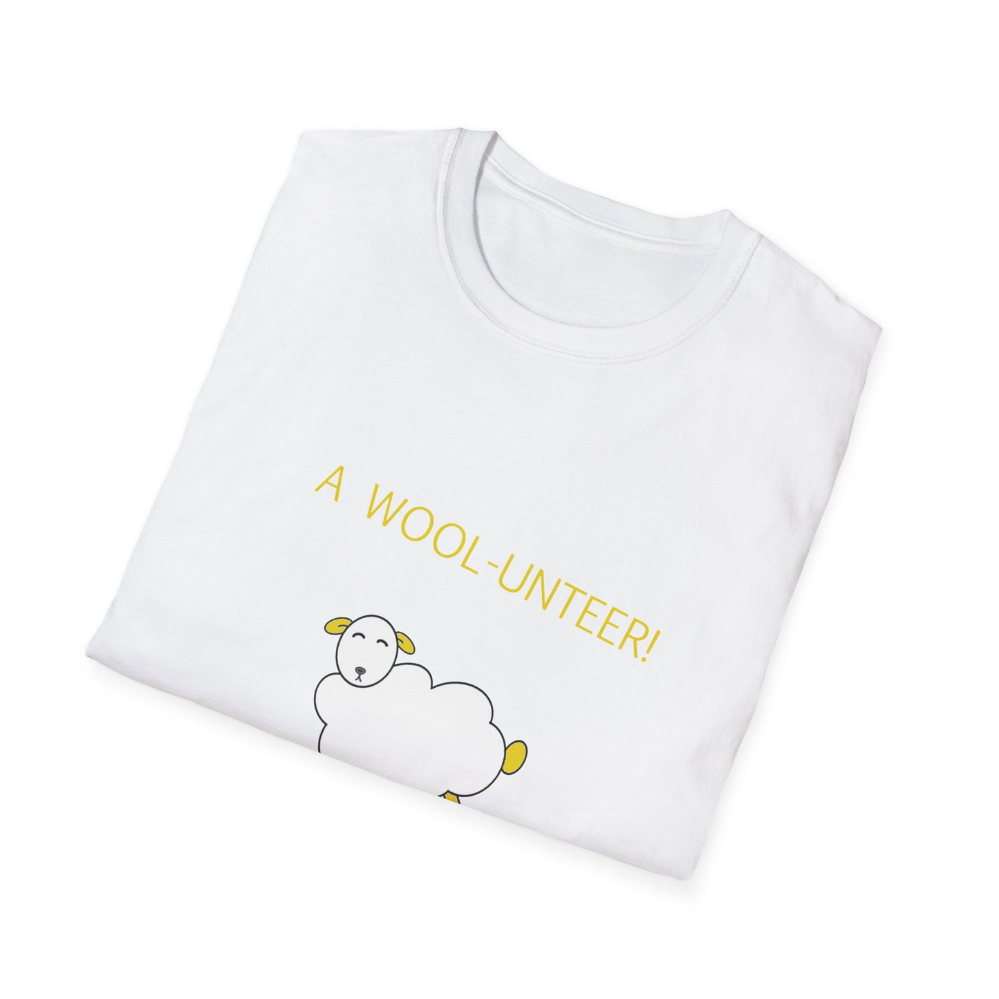 Witty Wooly Unisex T-Shirt, Cute Sheep Graphic Tee, Funny Animal Shirt, Gift for Animal Lovers, Casual Everyday Wear