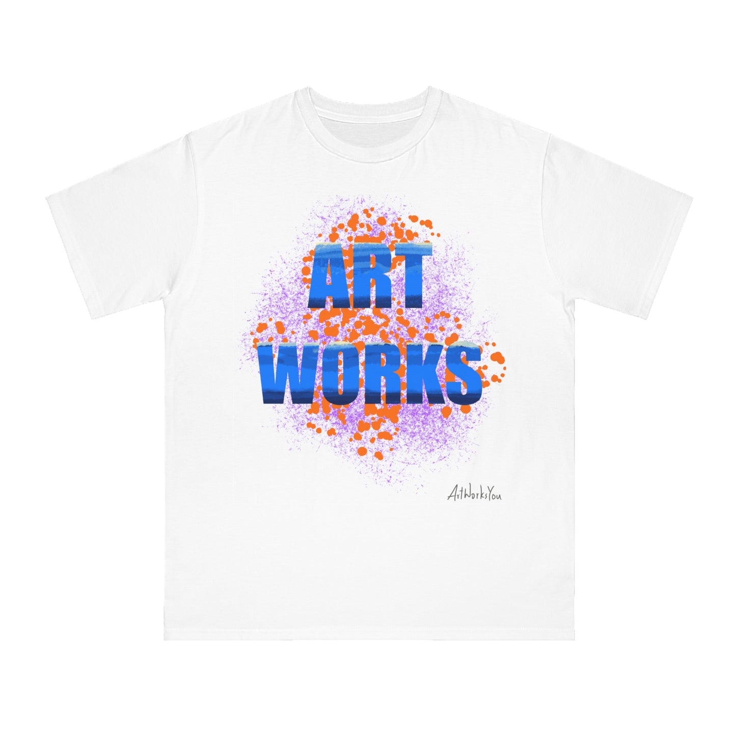 Art Works Organic Unisex T-Shirt - Creative Gift, Casual Wear, Artist Apparel, Eco-Friendly Fashion, Unique Artwork Shirt