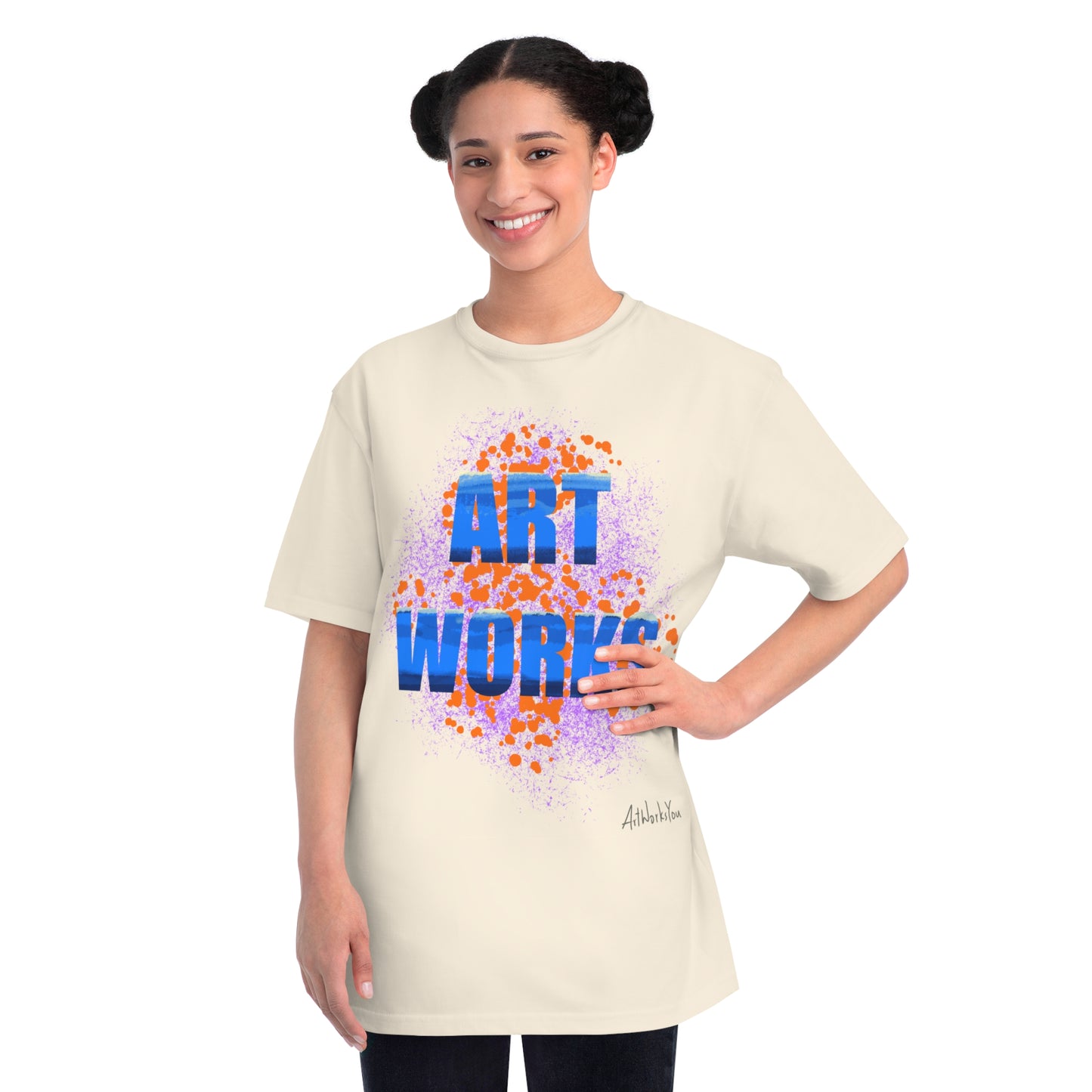 Art Works Organic Unisex T-Shirt - Creative Gift, Casual Wear, Artist Apparel, Eco-Friendly Fashion, Unique Artwork Shirt
