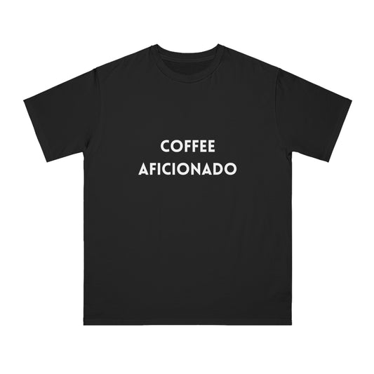 Coffee Aficionado Organic Unisex Classic T-Shirt, Gift for Coffee Lovers, Casual Wear, Sustainable Fashion, Eco-Friendly Tee