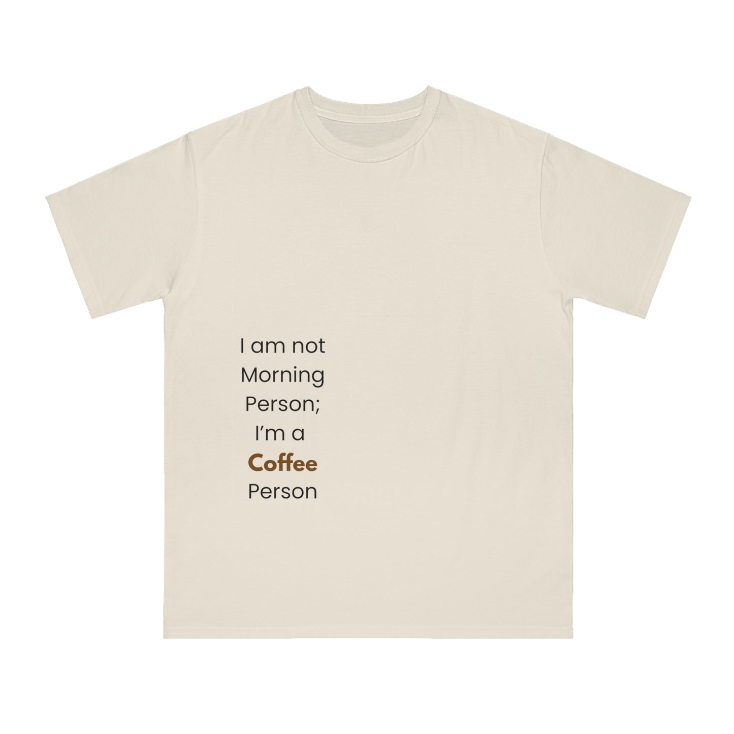 Coffee Lover Unisex T-Shirt - Fun Graphic Tee for Cafés, Birthdays, Coffee Enthusiasts, or Casual Wear, Unique Gift Idea