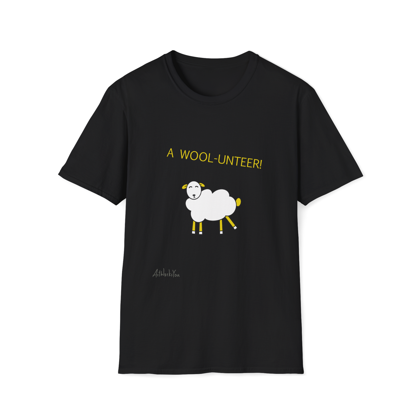 Witty Wooly Unisex T-Shirt, Cute Sheep Graphic Tee
